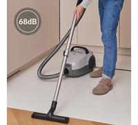 Zonder Verre Klassik Aspirateur Avec Sac 2 Filtres Hygiénique Antiallergique Aspiration Puissante Brosse Pour Parquet 800 W Long Câble Portée 12 M Fonctionnement Silencieux Cartouches Parfum