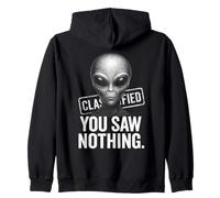 Zone 51 Alien classé Que Vous n'avez Rien vu Sweat à Capuche