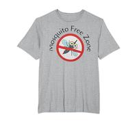 Zone Anti-moustiques T-Shirt, Homme Grandes Tailles, Gris Chiné, 5X Tall