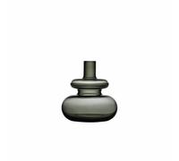 Zone Danemark Vase soufflé à la main Inu 31,7 x 33 cm Gris fumé