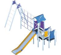 Zone de jeu Surface de mouvement Terrain de loisirs Tour de jeu avec toboggan Tour à grimper