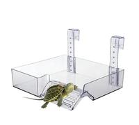 Zone de pèlerinage des Tortues - Scène d'escalade des Tortues, Grotte de la cachette Reptiles, Plate-Forme réglable en Hauteur | Accessoire de réservoir d'habitat d'amphibiens, Quai d'aquarium, îl