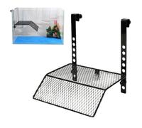 Zone de prélasse pour aquarium à tortues en acier inoxydable antidérapant | Rampe pour tortue - Accessoire pour aquarium - Dragon barbu, tortue, crabe, grenouille, maison, bureau, appartement