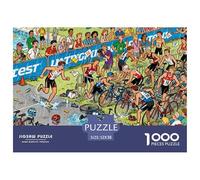 Zone de Transition du Triathlon Puzzle en Bois Imperméable Puzzles De 1000 Pièces pour Adultes Cadeaux Coloré Jeux De Stimulants