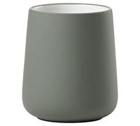 Zone Denmark Mug porte-brosse à dents Nova Diam. 8 x 10 cm Vert olive
