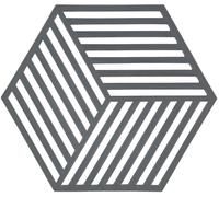 Zone Denmark Dessous de plat Hexagon - Cool Grey - 16 x 14 cm