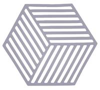 Zone Denmark - Dessous De Plat Hexagon en Silicone - Design GéoméTrique Moderne - Résistant À 250°C - Lave-Vaisselle - Dimensions 16 x 14 x 0,9 cm - Lavande