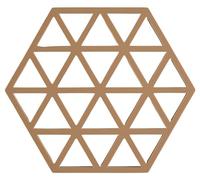 Zone Denmark - Dessous De Plat Triangle en Silicone - Design GéoméTrique Moderne - Résistant À 250°C - Lave-Vaisselle - Dimensions 16 x 14 x 0,9 cm - Terracotta