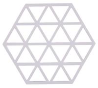 Zone Denmark - Dessous De Plat Triangle en Silicone - Design GéoméTrique Moderne - Résistant À 250°C - Lave-Vaisselle - Dimensions 16 x 14 x 0,9 cm - Lilac
