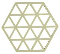 Zone Denmark - Dessous De Plat Triangle en Silicone - Design GéoméTrique Moderne - Résistant À 250°C - Lave-Vaisselle - Dimensions 16 x 14 x 0,9 cm - Matcha