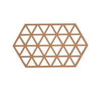 Zone Denmark - Dessous De Plat Triangle en Silicone - Design GéoméTrique Moderne - Résistant À 250°C - Lave-Vaisselle - Dimensions 24 x 14 x 0,9 cm - Terracotta