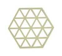 Zone Denmark - Dessous De Plat Triangle en Silicone - Design GéoméTrique Moderne - Résistant À 250°C - Lave-Vaisselle - Dimensions 16 x 14 x 0,9 cm - Matcha