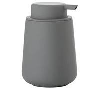 Zone Denmark - Distributeur de Savon Nova One - 0,25 L - 8 x 11,5 cm - Salle de Bain - Design Danois ÉLéGant en Céramique - Surface Douce, DéTails en Acier - Gris Gull