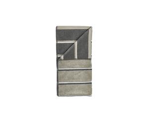 ZONE DENMARK Drap de douche SAUNA 70x140cm Eucalyptus/Olive Green /Soft Grey vert clair