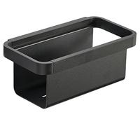ZONE DENMARK - ÉTagère De Douche Rim - 22x11,4x9 cm - Rangement Flottant pour shampooings et savons - Accessoire Salle de Bain - Fond Amovible Facile à Nettoyer - Noir