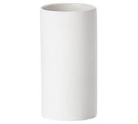 Zone Denmark - Gobelet pour Brosse à Dents Solo - 12,2 cm - Porcelaine Soft-Touch - Design Scandinave Élégant - Blanc