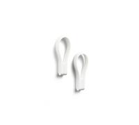 Zone Denmark Handtuchhalter Loop Magnet, 2er Set, Handtuchaufhänger, Handtuchclip, Silikon, White, 27925