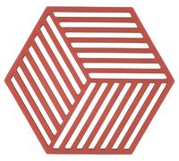 Zone Denmark Hexagon Dessous-de-Plat 16 x 14 x 0,9 cm Burned Red