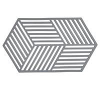 Zone Denmark Hexagon Dessous-de-Plat 24 x 14 x 0,9 cm Gris Froid