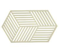 Zone Denmark - Dessous De Plat Hexagon en Silicone - Design GéoméTrique Moderne - Résistant À 250°C - Lave-Vaisselle - Dimensions 24 x 14 x 0,9 cm - Poire