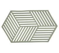 Zone Denmark Dessous de plat Hexagon en silicone 250°C lave-vaisselle 24 x 14 x 0,9 cm Romarin