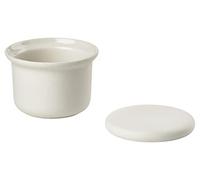 ZONE DENMARK Inu Boîte de Rangement en céramique avec Couvercle Blanc cassé 9 x 6,5 cm
