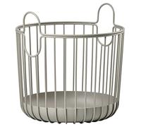 Zone Denmark Korb Inu, Metallkorb, Wäschekorb, Dekokorb, Übertopf, Metall, Taupe, Ø 20 cm, 28264