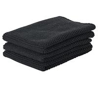 ZONE DENMARK Knitted Kitchen Cloth, Set of 3 - Black