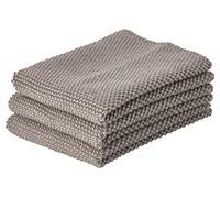 Zone Denmark – Torchons de cuisine tricotés – Lot de 3 – Couleur Zone Taupe Brown