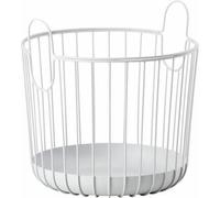 Zone Denmark Korb Inu, Metallkorb, Wäschekorb, Dekokorb, Übertopf, Metall, Soft Grey, Ø 30 cm, 10569
