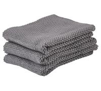 ZONE DENMARK Lavette 27 x 27 cm 3 pces Gris