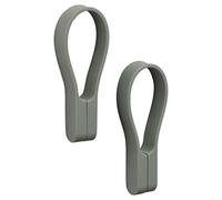 ZONE DENMARK - Loop Magnet - lot de 2 sangles magnétiques - porte-torchons, porte-serviettes en silicone & aimants puissants - accroche sur tout - facile à̀ installer et retirer - vert olive