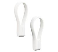 ZONE DENMARK - Loop Magnet - lot de 2 sangles magnétiques - porte-torchons, porte-serviettes en silicone & aimants puissants - accroche sur tout - facile à̀ installer et retirer - blanc