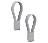 ZONE DENMARK Loop magnet Sangle pour serviette 9 cm 2 pces Gris mouette