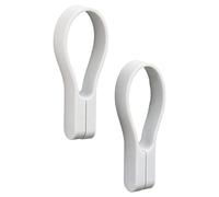 ZONE DENMARK - Loop Magnet - lot de 2 sangles magnétiques - porte-torchons, porte-serviettes en silicone & aimants puissants - accroche sur tout - facile à̀ installer et retirer - Gris Clair