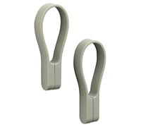 ZONE DENMARK - Loop Magnet - lot de 2 sangles magnétiques - porte-torchons, porte-serviettes en silicone & aimants puissants - accroche sur tout - facile á̀ installer et retirer - eucalyptus