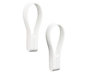 Zone Denmark - Loop Magnet - Lot de 2 Sangles magnétiques - Porte-torchons, Porte-Serviettes en Silicone & aimants puissants - accroche sur Tout - Facile à̀ Installer et Retirer - Blanc