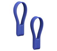 Set de 2 sangles magnétiques pour serviette LOOP MAGNET en silicone Bleu indigo Zone Denmark
