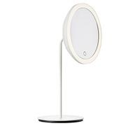 Zone Denmark - Miroir de table - Lumière & Grossissement 5x - Tactile, 3 Intensités, Arrêt Automatique 10min - Sans Fil - Nécessite 4 piles AA (non incluses) - Idéal Maquillage & Epilation - Blanc