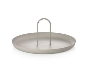 Zone Denmark Plateau avec poignée Singles Ø20 cm Warm Grey