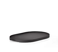 Zone Denmark Plateau métallique Singles 23cm Oval Noir
