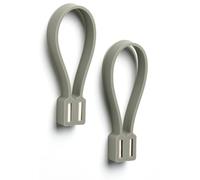 ZONE DENMARK - Loop Magnet - lot de 2 sangles magnétiques - porte-torchons, porte-serviettes en silicone & aimants puissants - accroche sur tout - facile á̀ installer et retirer - eucalyptus