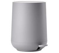 ZONE DENMARK - Poubelle Salle de Bain Nova - 5L - Design Scandinave - Plastique ABS Doux Au Toucher - Poubelle Cuisine Élégante H29cm D23cm - Gull Gris