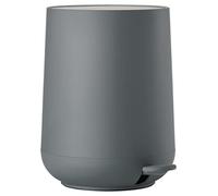 ZONE DENMARK - Poubelle Salle de Bain Nova - 5L - Design Scandinave - Plastique ABS Doux Au Toucher - Poubelle Cuisine Élégante H29cm D23cm - Gris