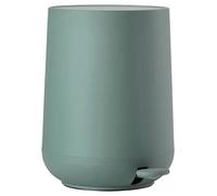 Zone Denmark - Poubelle Salle de Bain Nova - 5L - Design Scandinave - Plastique ABS Doux Au Toucher - Poubelle Cuisine ÉLéGante H29cm D23cm - Vert pétrole