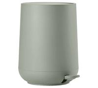 ZONE DENMARK Poubelle Salle de Bain Nova - 5L - Poubelle à pédale - Design Scandinave - Plastique ABS Doux Au Toucher - H29cm D23cm - Vert Matcha