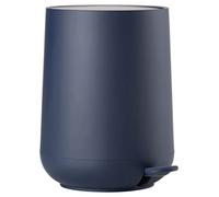 ZONE DENMARK Poubelle Salle de Bain Nova - 5L - Poubelle à pédale - Design Scandinave - Plastique ABS Doux Au Toucher - H29cm D23cm - Bleu roi