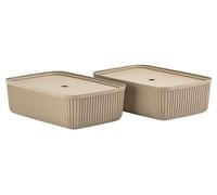 ZONE DENMARK Pulp 48 x 32 x 15 cm 2 pces Marron Naturel