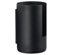 Zone Denmark Rim Porte-Papier Toilette Mural, 13,2 x 21,8 cm, Noir