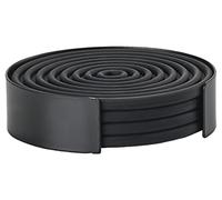 Zone Denmark Rocks Lot de 4 Dessous de Verre Noir